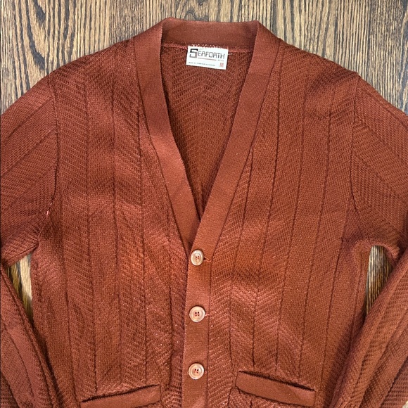 Vintage 80s Knit Cardigan - Picture 2 of 8